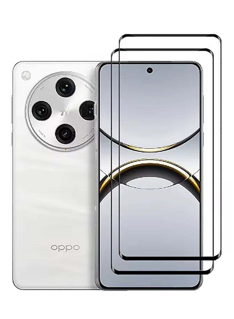 [2 PACK] Screen Protector for Oppo Find X8 Pro, Tempered Glass [HD Full Coverage] [Easy Installation] [Scratch Resistant] [9H Hardness] Protective Film - Image 1