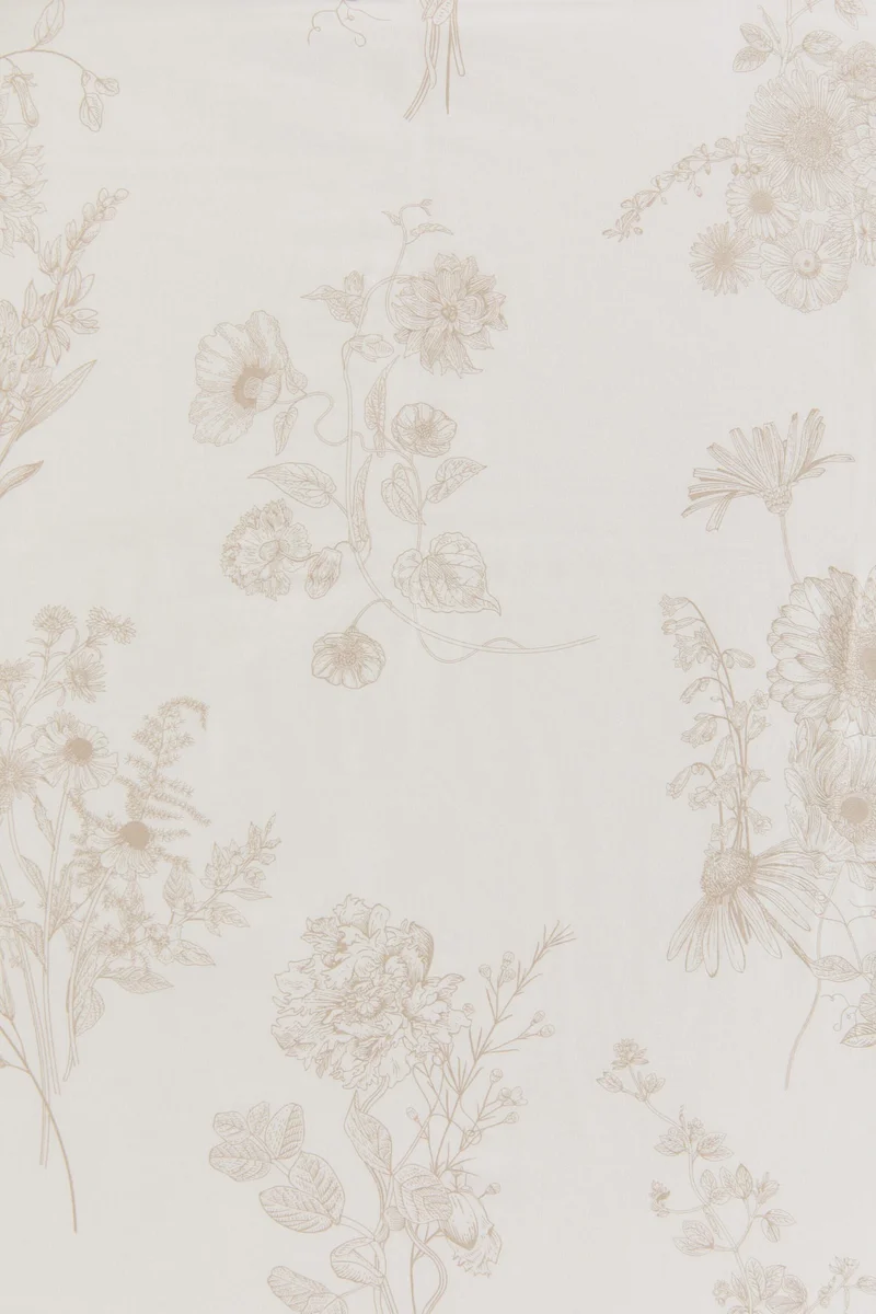 H&M Patterned satin fitted sheet