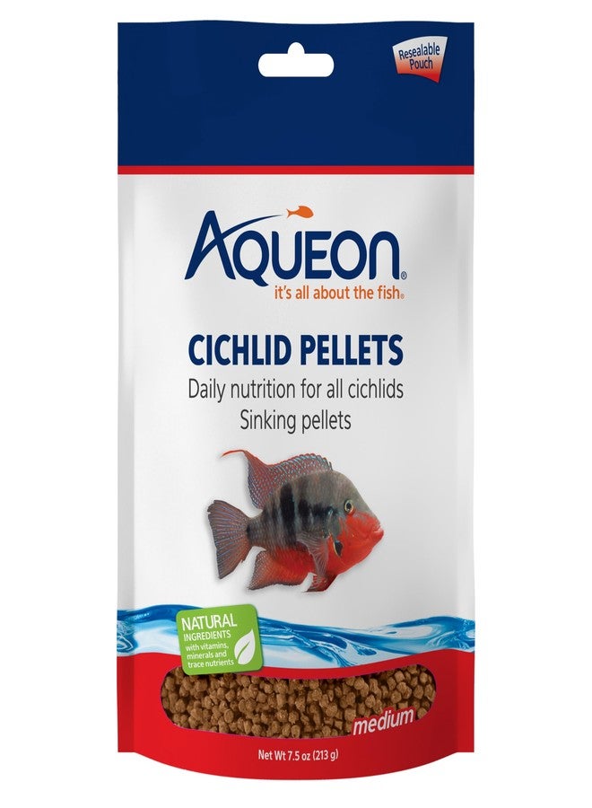 Aqueon Cichlid Food Medium 7.5 Ounces - Image 1