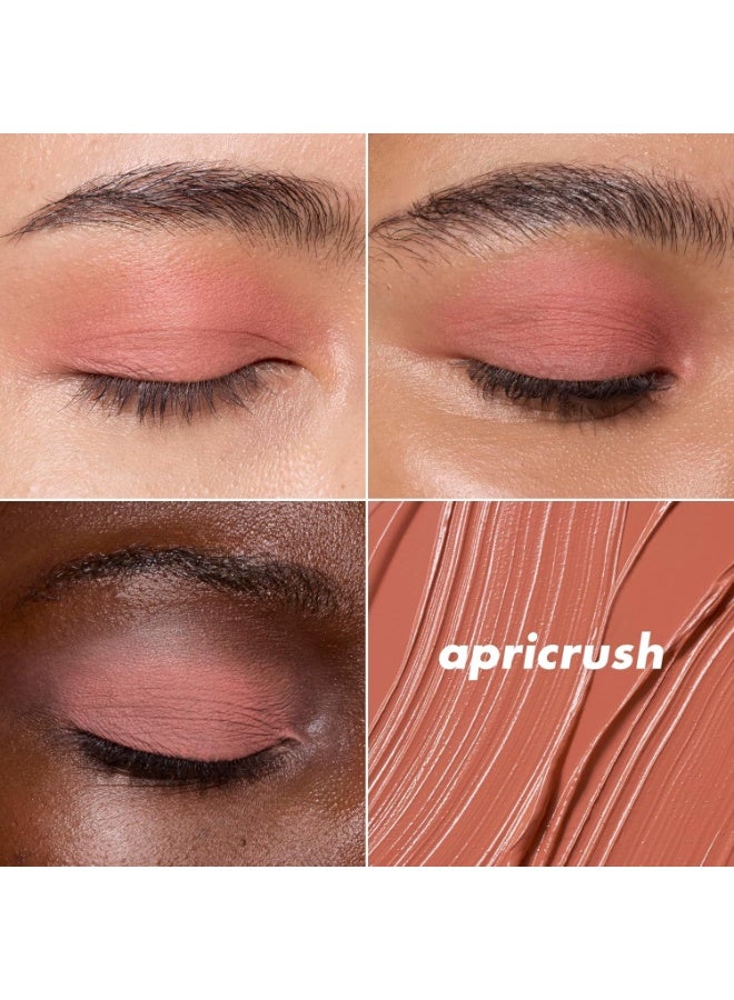 elf Liquid Velvet Eyeshadow, Liquid to Powder Eyeshadow for Intense Colour and a Soft Matte Finish,Apricrush - Image 2