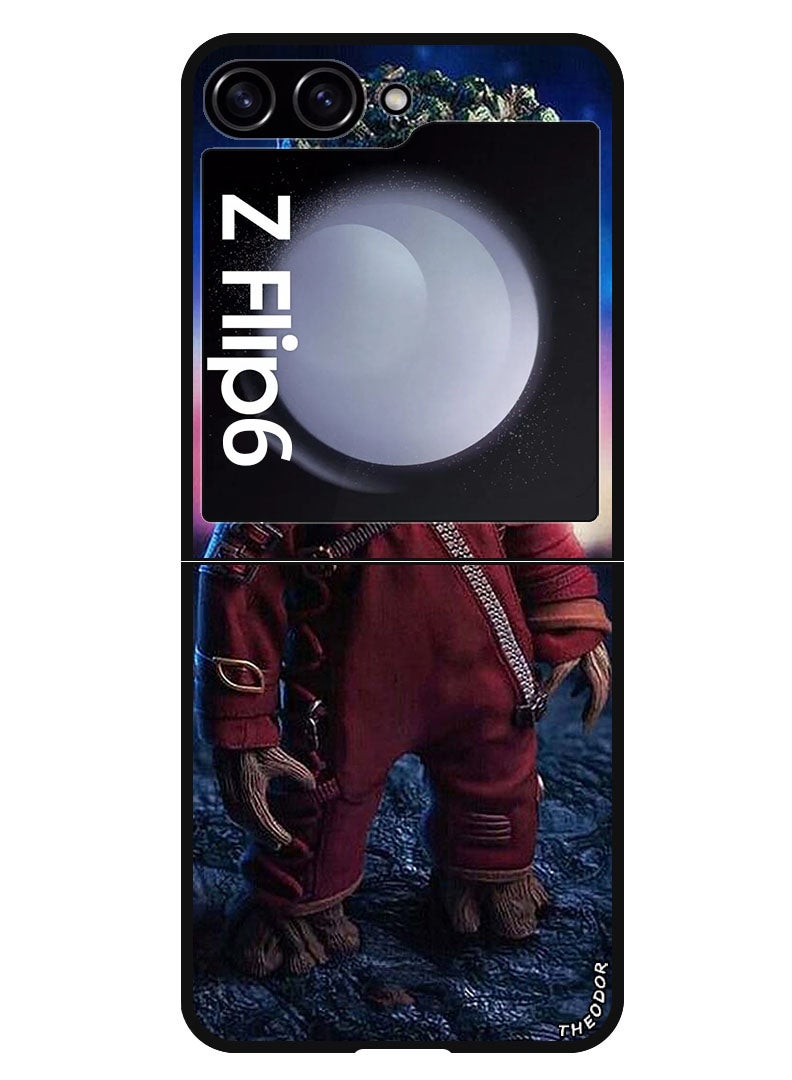 Theodor Protective Case Anti Scratch Shock Proof Bumper Cover For Samsung Galaxy Z Flip 6 Sad Groot - Image 1