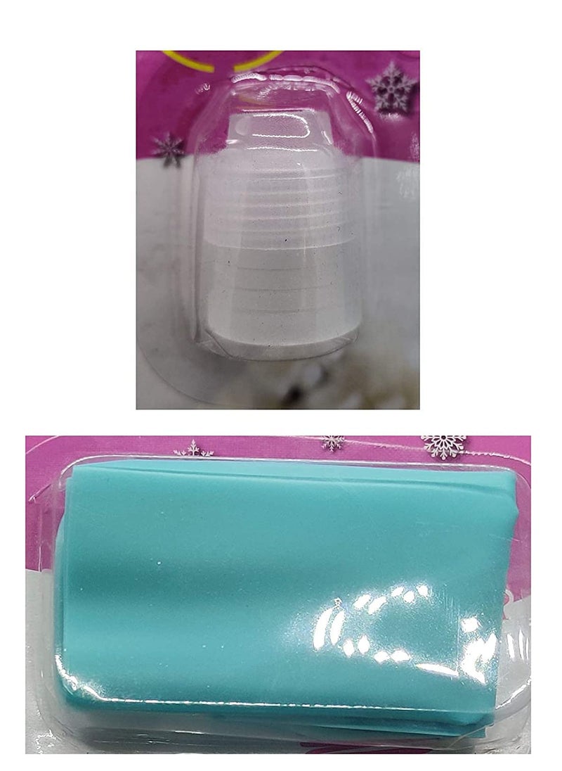 BAKING SET Baking Set 22pc Set of Nozzles 1 Coupler 1 Silicon Piping Bag  - Image 3