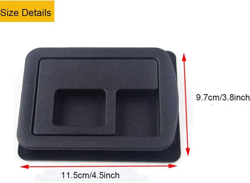 WXZOS 8E5863627 Black Trunk Liner Handle Upper Bezel for Audi A3 A4 A5 A6 A8 S3 S4 S5 - Image 2