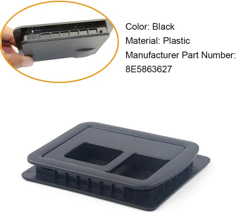 WXZOS 8E5863627 Black Trunk Liner Handle Upper Bezel for Audi A3 A4 A5 A6 A8 S3 S4 S5 - Image 3
