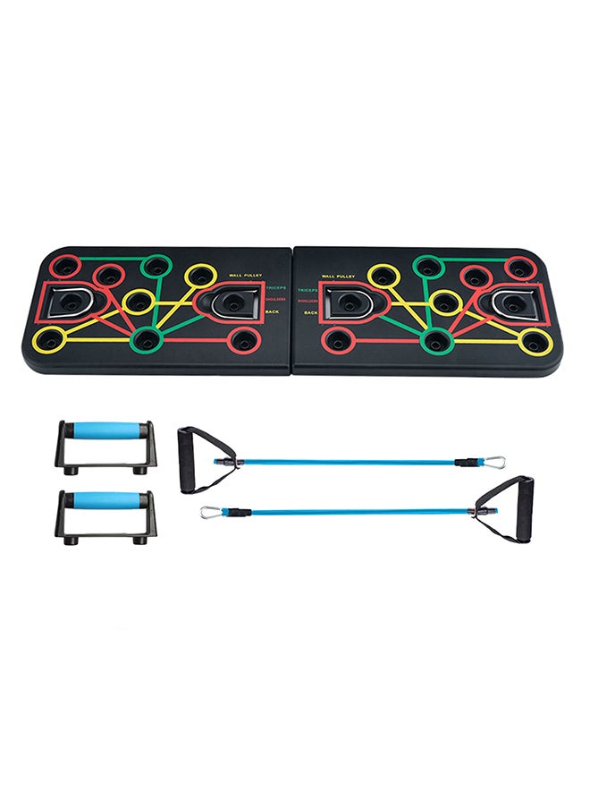 Sharpdo - Push Up Board with Sit up Stand Multi-Functional Push Up Bar with Resistance Bands, Portable Home Gym, Strength Training Equipment, Push Up Handles for Perfect Pushups, Home Fitness for Men and Women - Image 1