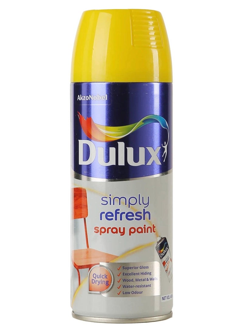 ديولكس طلاء بخاخ سيمبلي ريفريش 400 مل أصفر كناري لامع - Image 1