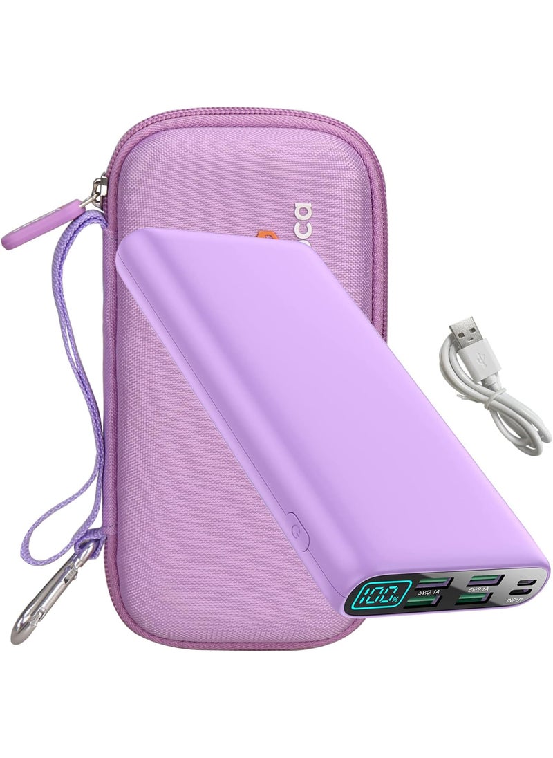 Aproca Aproca Purple Hard Travel Storage Case for RGVOTA Portable Charger 38800mAh Power Bank  - Image 5
