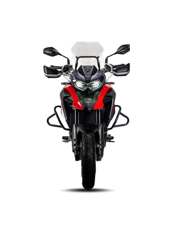 شارمكس دراجة GL 570 Ultra السياحية بسعة 554 سي سي – محرك ثنائي الأسطوانات بتبريد سائل، قوة 48 حصان، حقن EFI، فرامل ABS، ناقل حركة 6 سرعات - Image 4