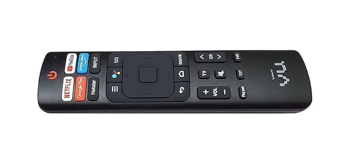 ALERHA Remote Control Compatible for VU/Hisense LED Smart TV 4k Without Voice Command with Netflix & P-Video hot Keys (Please Match The Image with Your Old Remote) - Image 2