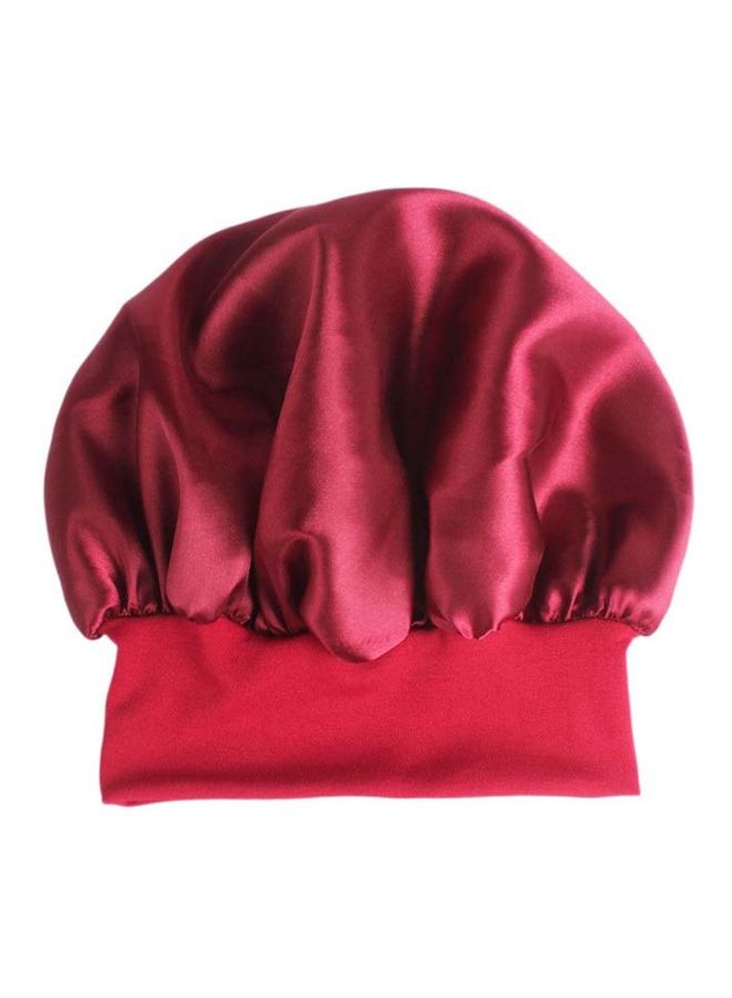 NIBEMINENT Hair Cover Bonnet Sleep Cap Red - Image 5