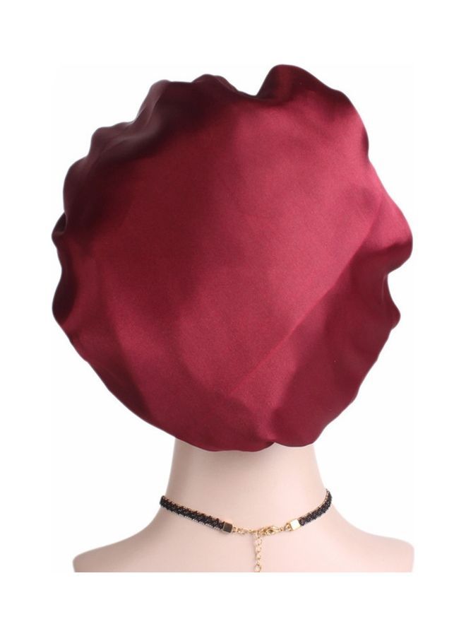 NIBEMINENT Hair Cover Bonnet Sleep Cap Red - Image 4