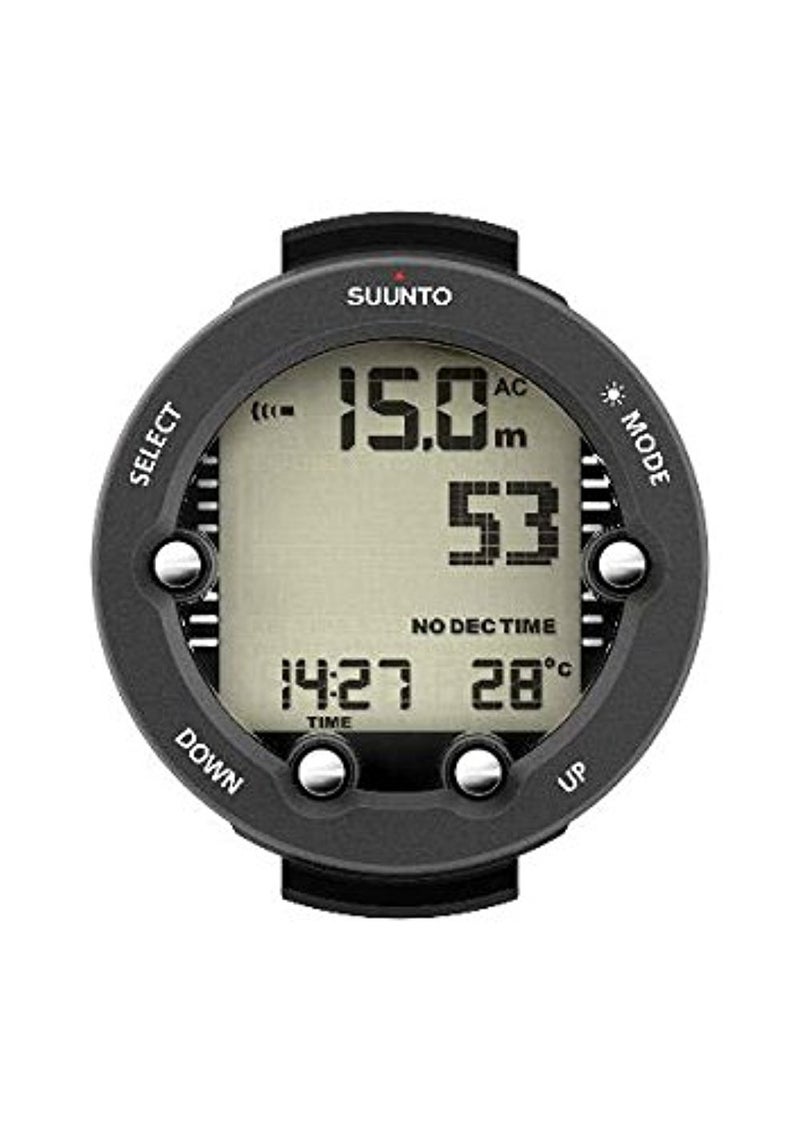 Suunto ساعة سوينتو فيبر نوفو مع كابل USB رمادي بدون جهاز إرسال