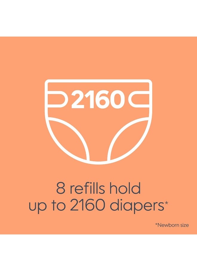 Diaper Genie Diaper Genie Bags Refills 270 (Pack of 8) Clean Laundry Scent | Diaper Pail Refills with Max Odor Lock | Holds up to 2160 Newborn Diapers  - Image 5