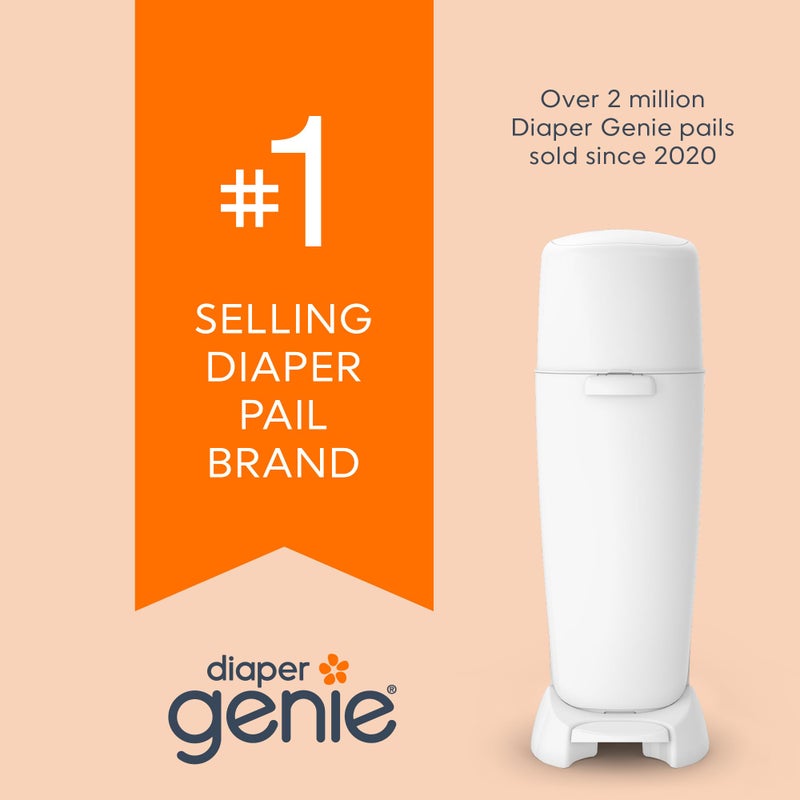 Diaper Genie Bags Refills 270 (Pack of 8) Clean Laundry Scent | Diaper Pail Refills with Max Odor Lock | Holds up to 2160 Newborn Diapers - Image 4