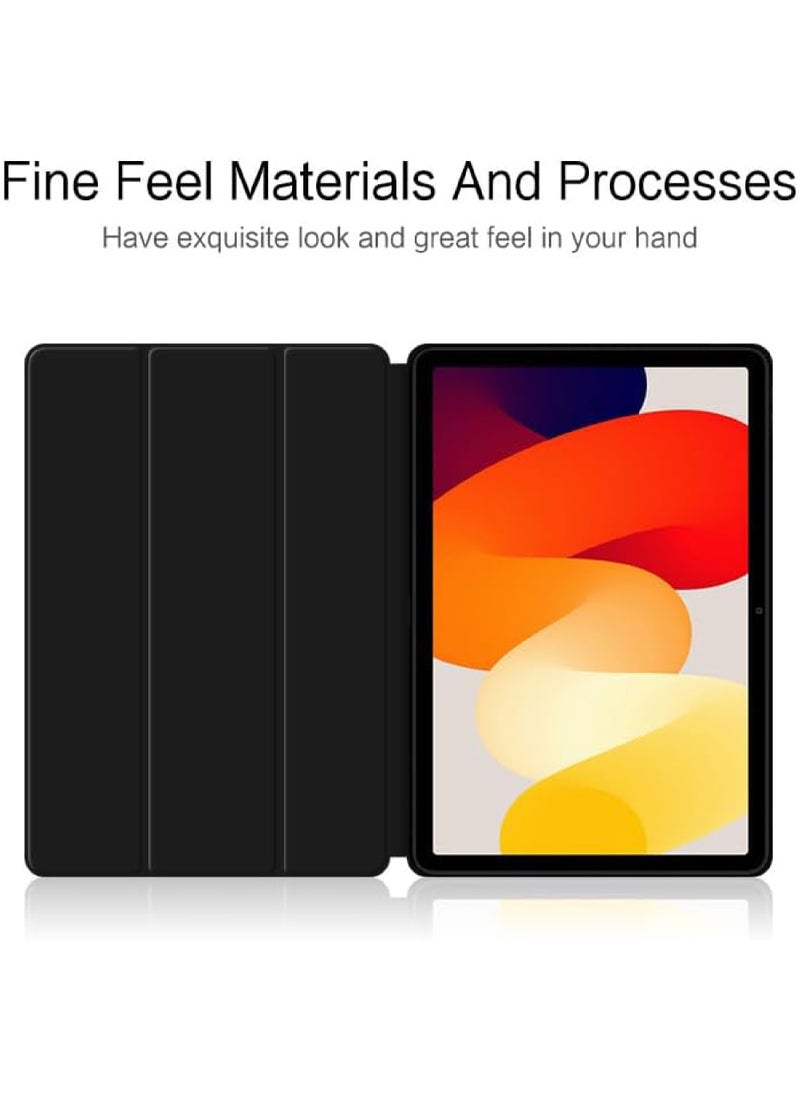 روك بو - متوافق مع Redmi Pad SE 11 بوصة 2023، غطاء ذكي رفيع للغاية لجهاز Redmi Pad SE 11 بوصة، غلاف من مادة TPU مع خاصية الاستيقاظ التلقائي - Image 1