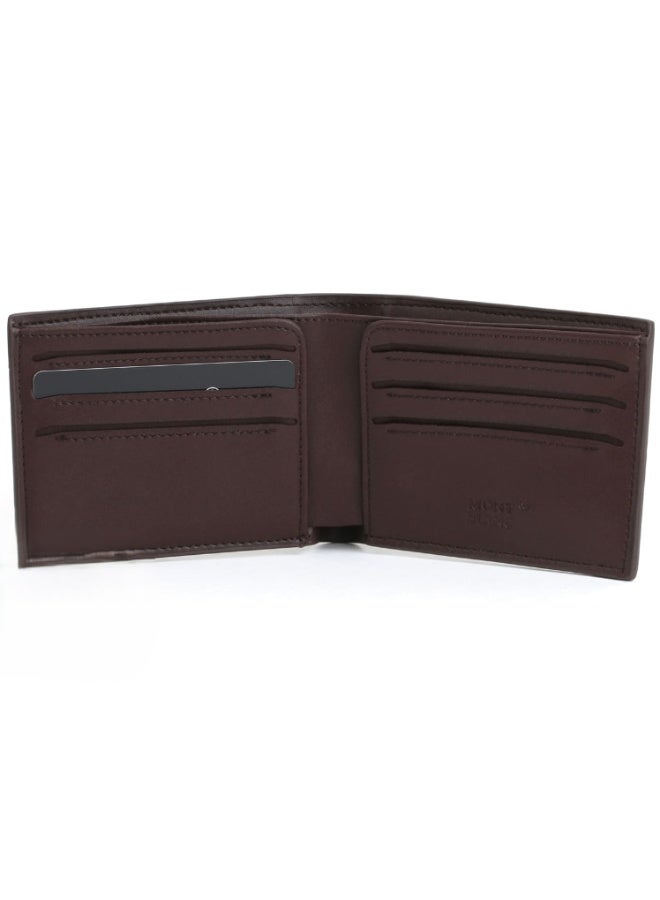 Montblanc Men’s brown Leather Wallet – Luxury Bifold with Multiple Card Slots & Sleek Cash Compartment - Image 2
