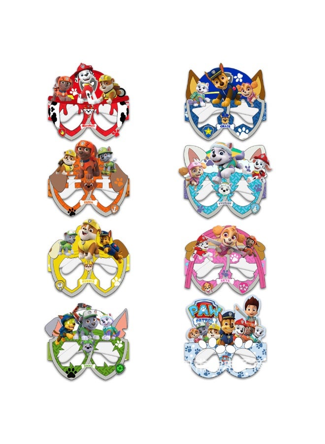ILovhaprty PAW Patrol Paper Glasses - 16pcs PAW Patrol Party Favor Paper Eyeglasses, Pup Rescue Theme Paper Party Glasses for PAW Patrol Photo Booth Props or PAW Patrol Birthday Decoration Supplies - Image 5