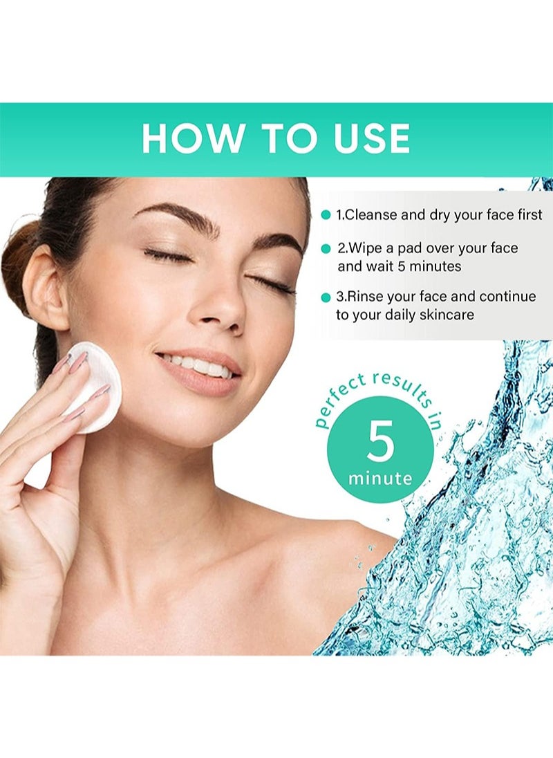 MOOYAM - Facial Peel Pads with 35% Glycolic Acid , Acne Treatment Pads, Anti-aging,Exfoliating Chemical Peel Pad, Acne Control Pads for Pimple Breakout, Clear Skin, 50 Pads - Image 1