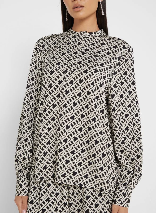 TOMMY HILFIGER Printed Button Down Shirt