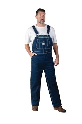 Liberty Men's Rigid Denim Bib Overall, 46x28 - Image 5