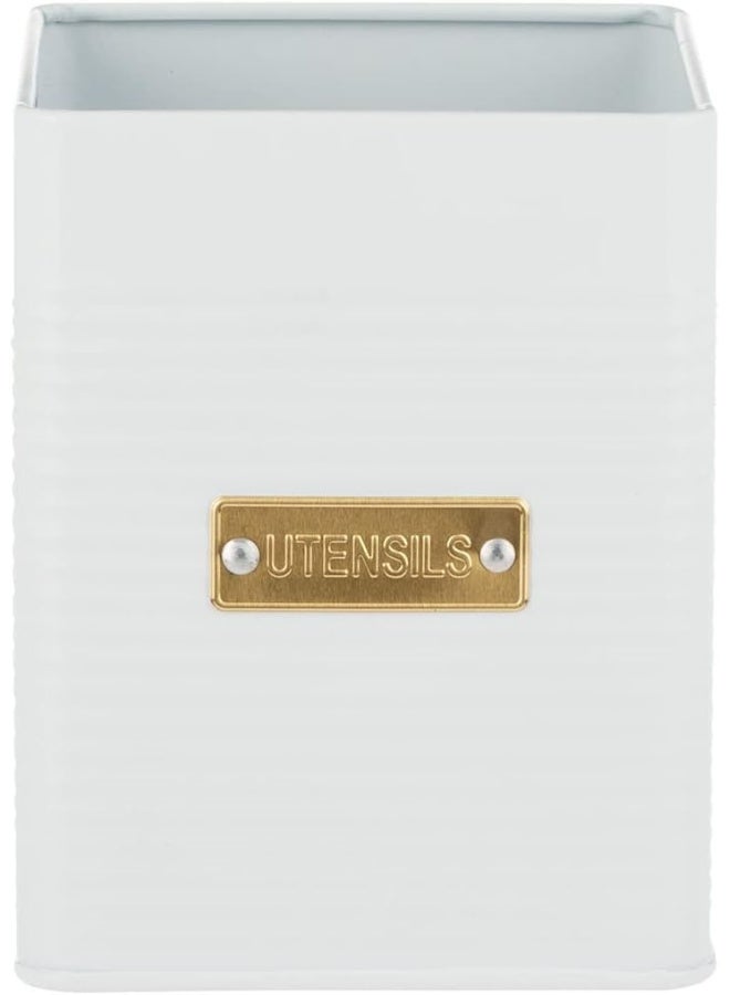 Typhoon Otto Square White Utensil Pot - Image 1