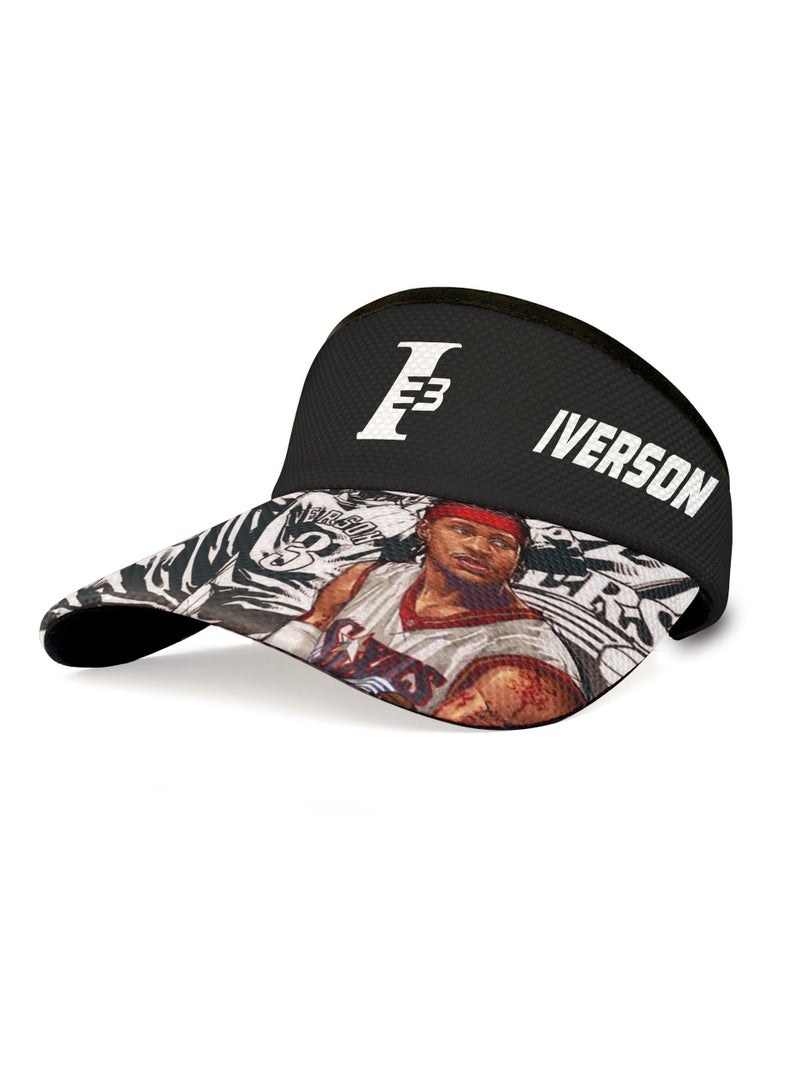 KUYING Summer Sunscreen Open Cap Basketball Fans Outdoor Sports Sunshade Open Cap Baseball Hat 