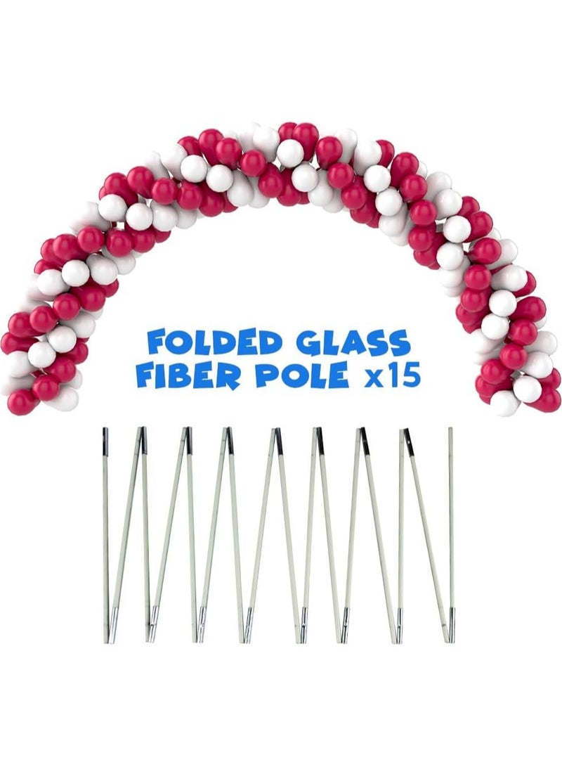 UKR Balloon Arch Kit with Base – Stand for Indoor/Outdoor Use, Includes 50 Balloon Clips, Pump & Knotter, Ideal for Wedding, Baby Shower & Birthday Party Decorations - Image 2