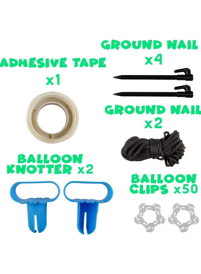 UKR Balloon Arch Kit with Base – Stand for Indoor/Outdoor Use, Includes 50 Balloon Clips, Pump & Knotter, Ideal for Wedding, Baby Shower & Birthday Party Decorations - Image 5