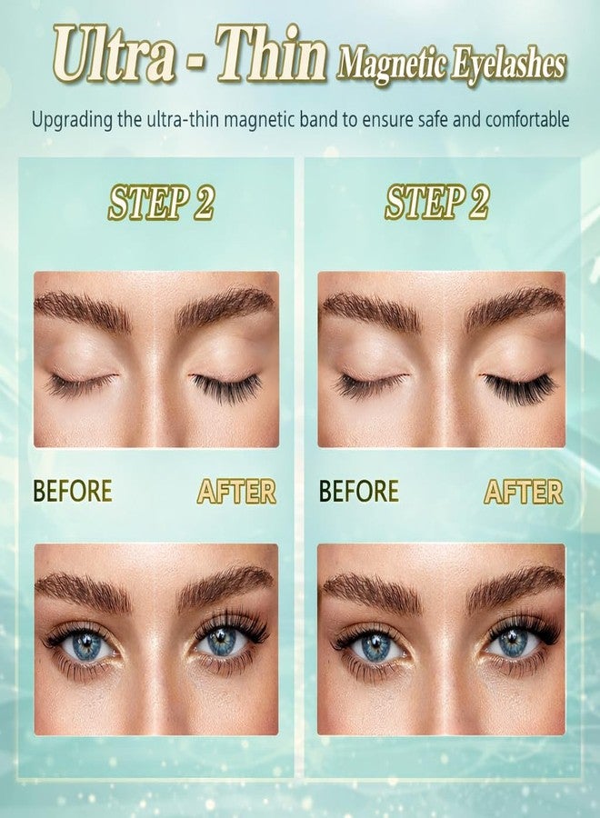 HOYEHOLA Magnetic Eyelashes with Applicator | Glue-Free, Reusable, Easy Apply False Lashes for Daily Use (1 Pair) - Image 4