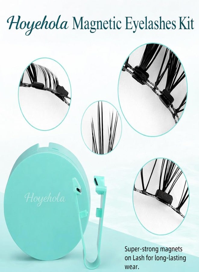 HOYEHOLA Magnetic Eyelashes with Applicator | Glue-Free, Reusable, Easy Apply False Lashes for Daily Use (1 Pair) - Image 3