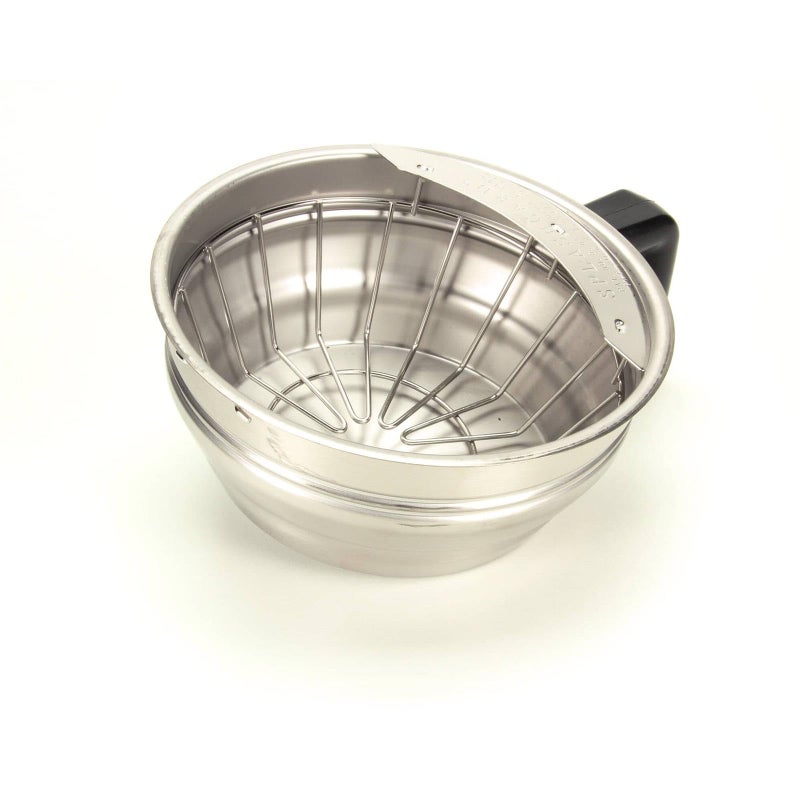Bunn 20216.0000 Funnel Assembly with Stainless Steel-Black Handle, Silver - Image 2