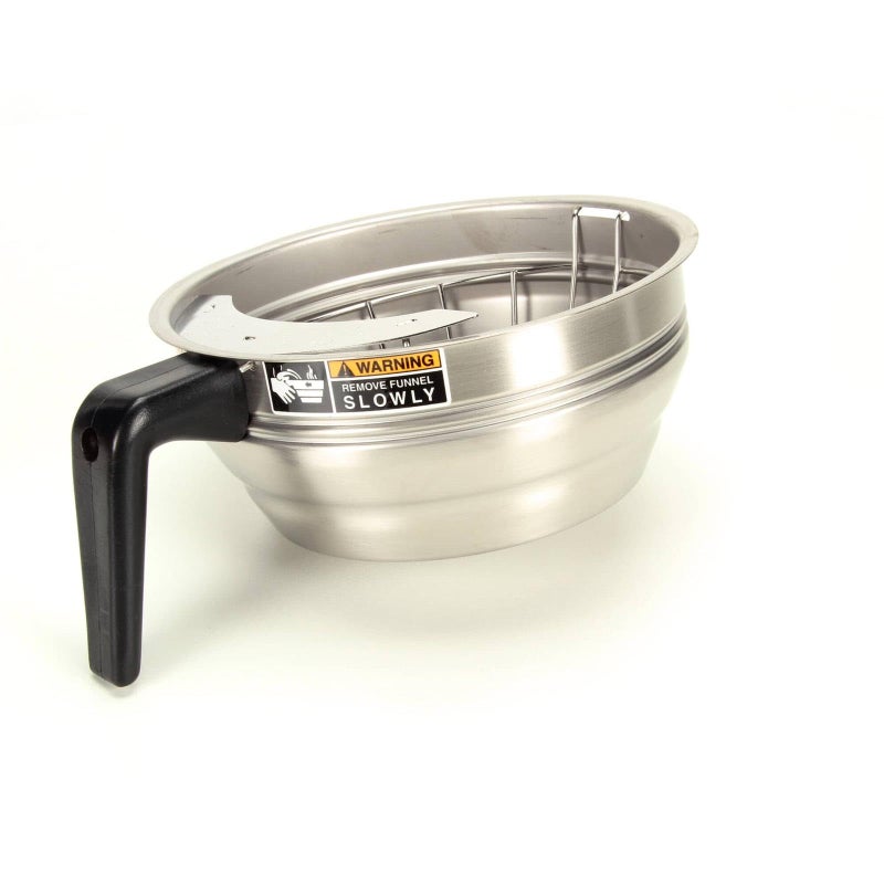 Bunn 20216.0000 Funnel Assembly with Stainless Steel-Black Handle, Silver - Image 4