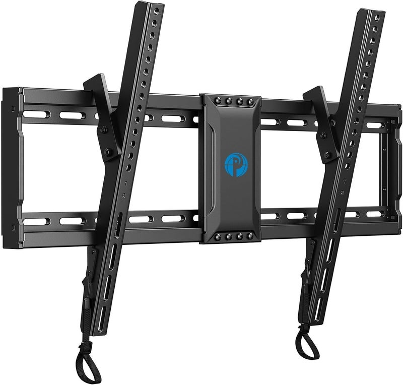 Pipishell TV Wall Mount Tilting for 37″–82″ Flat or Curved TVs up to 132 lbs, TV Mount with Level Adjustment and Pull Cord Locks, Max VESA 600x400mm, PILT9 - Image 1