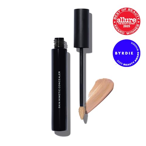 MAKE Beauty Skin Mimetic Concealer Buildable Medium Coverage Hydrating Concealer for Dark Circles Spot Concealing Brightening CreaseFree Including Mature Skin Radiant Finish 06 Medium Olive - Image 3
