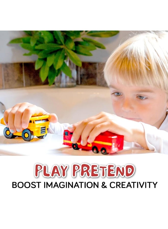 SplashEZ Mold Free Bath Toys for Babies and Toddlers, Car No Hole Bath Toys, Bath Toys no Mold for Tub, Beach, Pool, BPA-Free, Safe, Fun Infant Baby Bath Toys No Holes 0 1-3 6 12 18 Month - Image 5