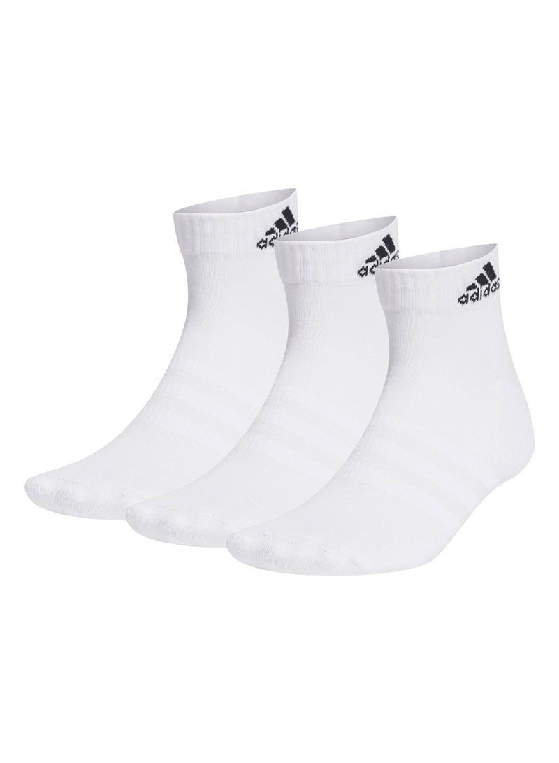 Adidas Cushioned Sportswear Ankle Socks 3 Pair Pack - Image 1