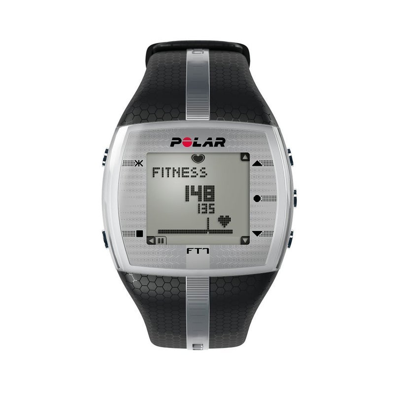 POLAR FT7 Men's Heart Rate Monitor Watch M- XXL Strap (Black/Silver) - Image 5