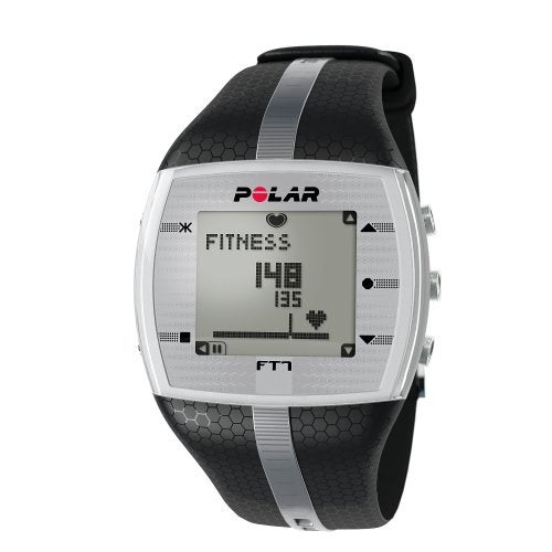 POLAR FT7 Men's Heart Rate Monitor Watch M- XXL Strap (Black/Silver) - Image 2
