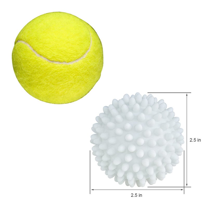 XIEHE Dryer Balls 4 Pack - Non-Toxic Reusable Dryer Balls (White) - Image 3