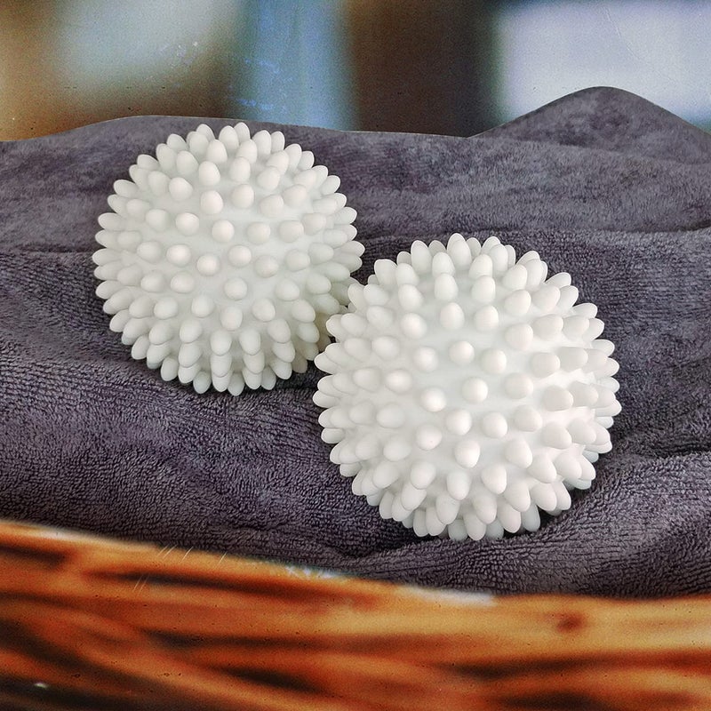 XIEHE Dryer Balls 4 Pack - Non-Toxic Reusable Dryer Balls (White) - Image 5