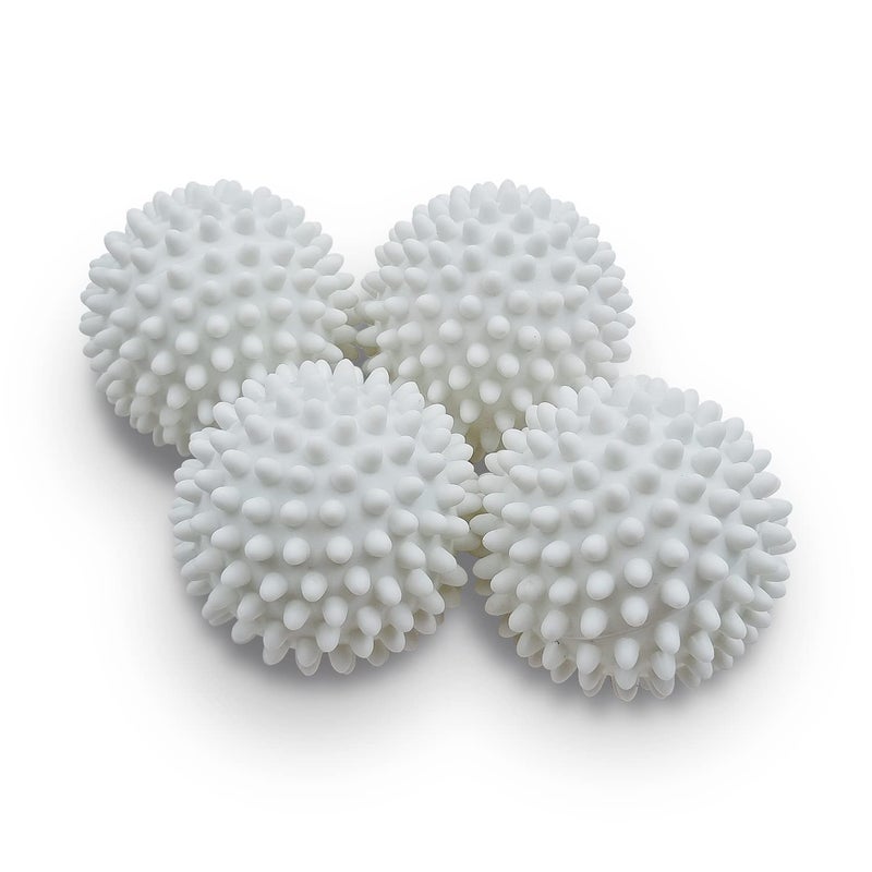 XIEHE Dryer Balls 4 Pack - Non-Toxic Reusable Dryer Balls (White) - Image 1