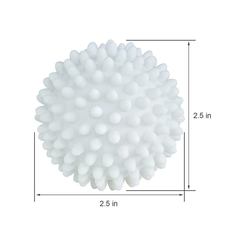 XIEHE Dryer Balls 4 Pack - Non-Toxic Reusable Dryer Balls (White) - Image 4