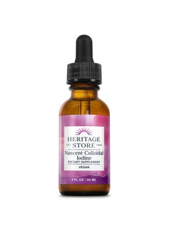 Nascent Colloidal Iodine Drops 246Mcg Liquid Iodine Supplement For Healthy Thyroid Support* With Nascent Iodine From Atlantic Kelp Bioavailable Vegan Approx 480 Servings 1Oz