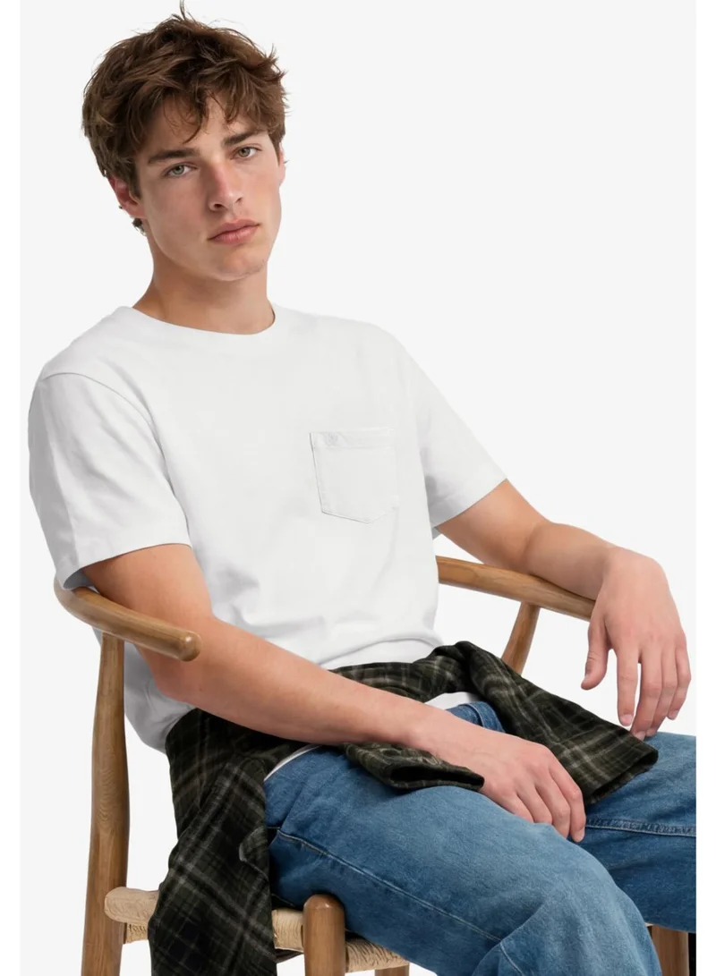 Superdry  Classic Cotton Linen Pocket T-Shirt for Men | Best Price UAE