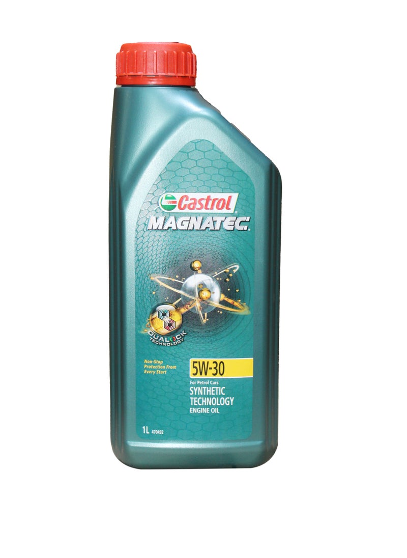 Castrol - Castrol GTX MAGNATEC 5W-30 Full Synthetic Engine Oil| For Petrol Cars| Cartoon (12x1L) - Image 1