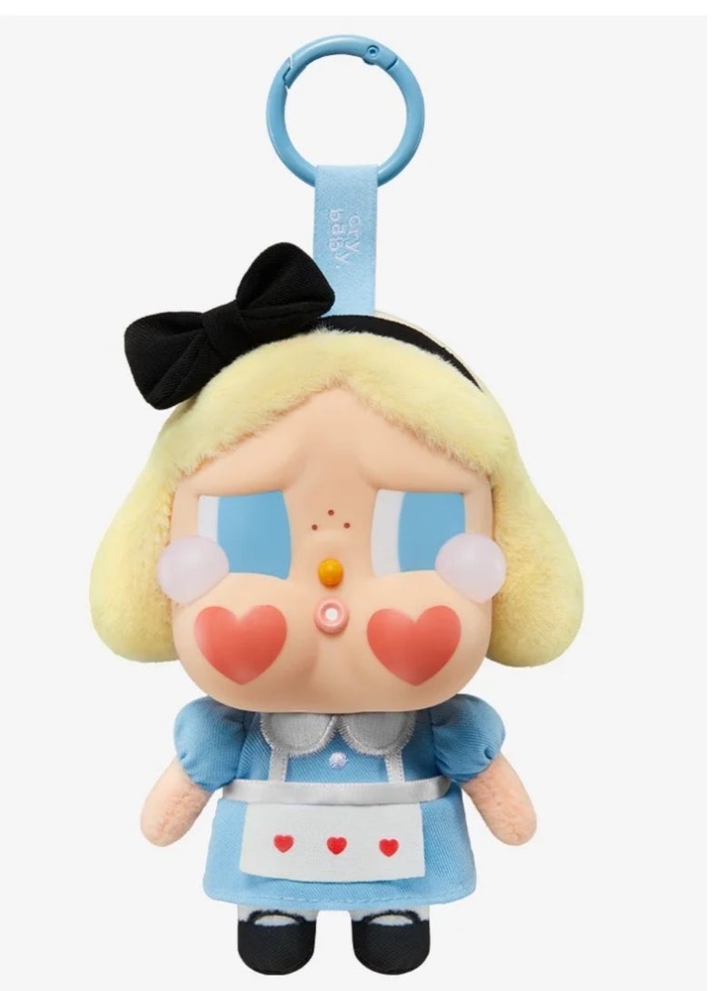 كراي بيبي Doll Pendant，CRYBABY Vinyl Plush Doll 13cm （SHE'S ALICE） - Image 1