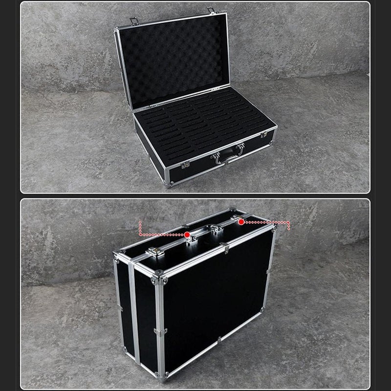 كلاراكو علبة بطاقات BGS PSA متينة مع قفل، لحفظ بطاقات التداول الرياضية المصنفة، تتسع من 35 إلى 360 نقطة. صندوق تخزين مثالي لبطاقات الألعاب الرياضية. - Image 2