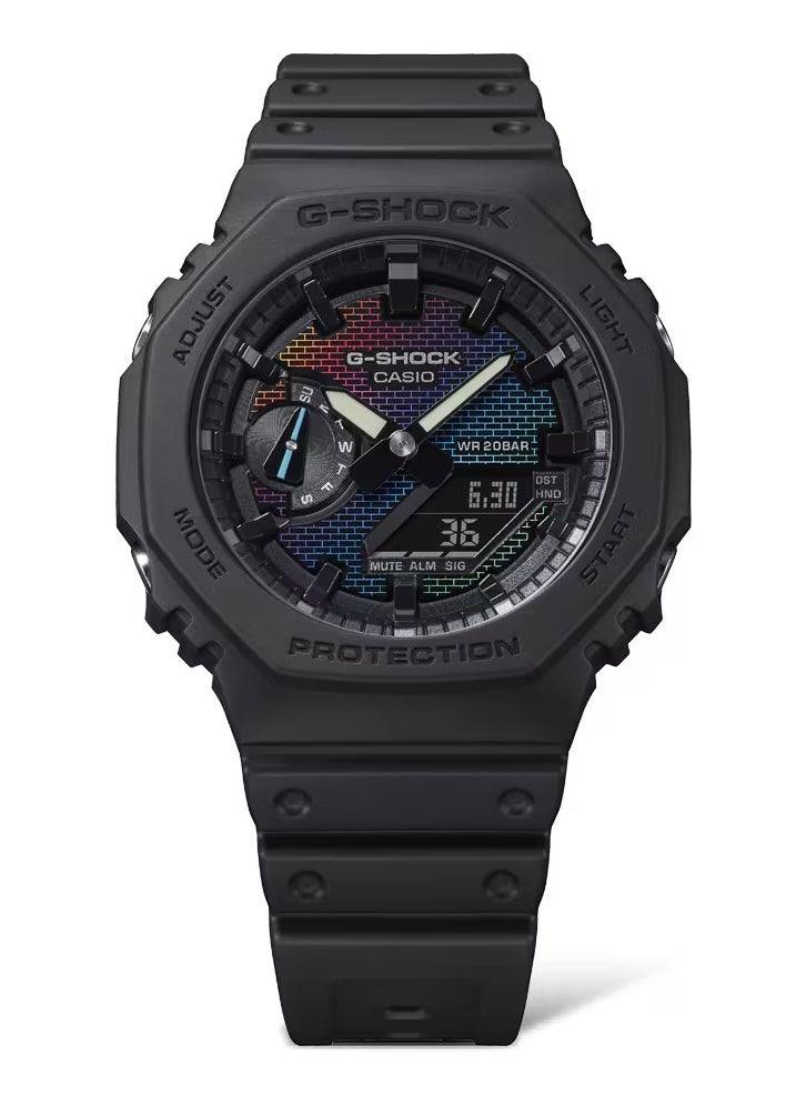 G-SHOCK - Analog+Digital Resin Band Watch GA-2100RW-1A - Image 1