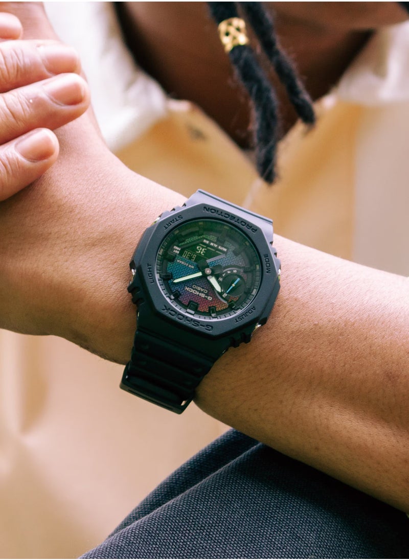 G-SHOCK - Analog+Digital Resin Band Watch GA-2100RW-1A - Image 1