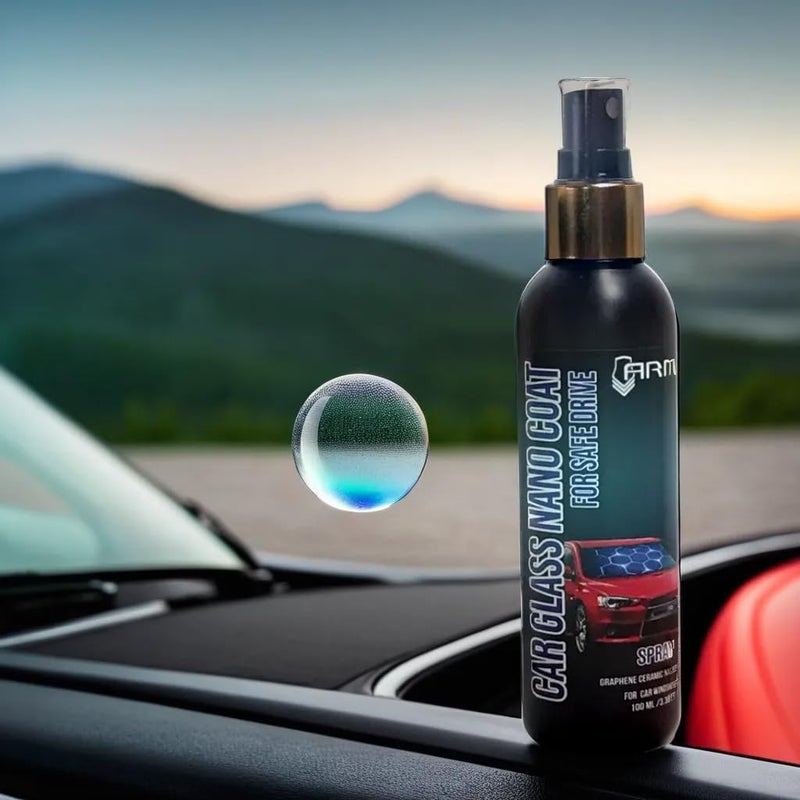 ARMI Ceramic Nano Coating Spray for Windshields | Rain Repellent & Visibility Enhancer | Ceramic Coating Car For Windshield | Windshield Rain Repellent | Long-Lasting Protection & Easy Application - Image 1